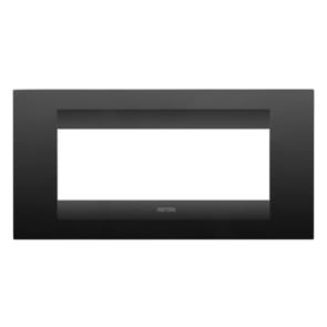 GEWISS - GEWGW16406VN PLACCA GEO 6P NERO SATINATO