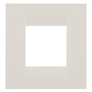 GEWISS - GEWGW16422TI PLACCA GEO INT.2P AVORIO