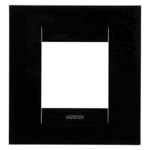 GEWISS - GEWGW16422TN PLACCA GEO INT.2P NERO TONER