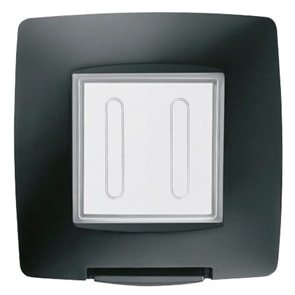GEWISS GEWGW16702TN PLACCA STAGNA 2M IP55 NERO