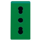 GEWISS - GEWGW20281 PRESA 2P+T 16A BIV.ST.ITALIANO VERDE