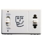 GEWISS - GEWGW20841 PRESA PER RASOIO ST.EUR./AMERICANO SY/WT