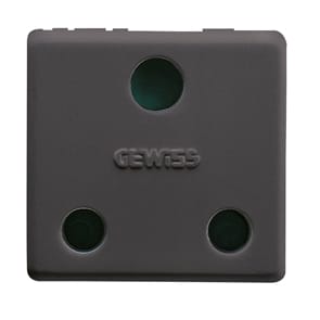 GEWISS GEWGW21209 PRESA 2P+T 16A BRITISH STD CON SCH.SY/BK
