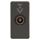 GEWISS - GEWGW21382 PRESA TV PASS.ATT.10DB C.M.9,5MM SY/BK