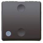 GEWISS - GEWGW21580 INVERTITORE UNIPOLARE 250V ac - 16AX ILLUMINABILE - 2 MODULI- SYSTEM BLACK