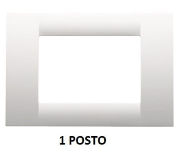 GEWISS - GEWGW22101 PLACCA 1P BIANCO NUVOLA SYSTEM VIRNA