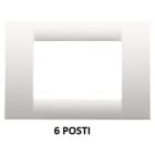 GEWISS - GEWGW22106 PLACCA 6M BIANCO NUVOLA SYSTEM VIRNA