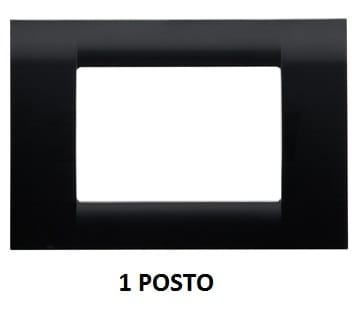 GEWISS GEWGW22111 PLACCA 1M NERO TONER SYSTEM VIRNA