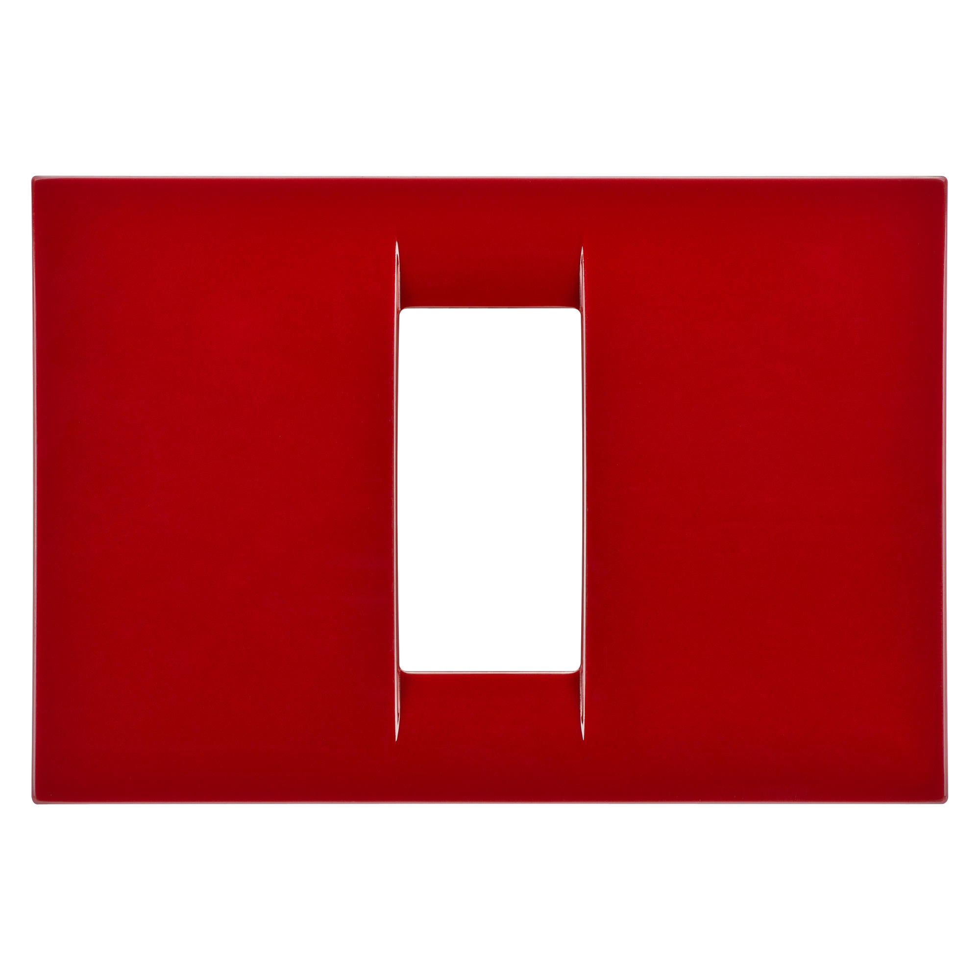 GEWISS - GEWGW22131 PLACCA 1P AMARANTO SYSTEM VIRNA