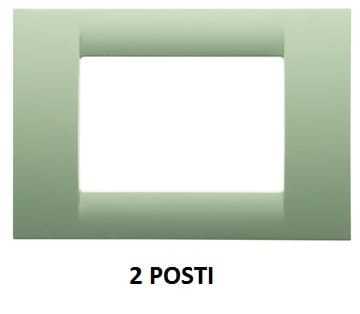 GEWISS - GEWGW22142 PLACCA 2P VERDE VENEZIA SYSTEM VIRNA