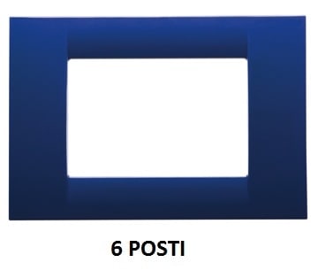 GEWISS GEWGW22176 PLACCA 6M BLU JAZZ SYSTEM VIRNA