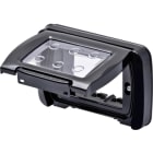 GEWISS - GEWGW22462 PLACCA STAGNA 4M.NERO TONER TOP SYST.