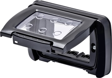 GEWISS GEWGW22452 PLACCA STAGNA 3M.NERO TONER TOP SYS