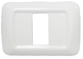 GEWISS - GEWGW22501 PLACCA 1 POS.BIANCO NUVOLA TOP SYSTEM