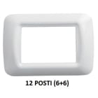 GEWISS - GEWGW22508 PLACCA 12M BIANCO NUVOLA TOP SYSTEM
