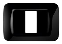 GEWISS - GEWGW22511 PLACCA 1 POS.NERO TONER TOP SYSTEM