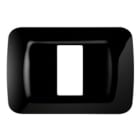 GEWISS - GEWGW22511 PLACCA 1M NERO TONER TOP SYSTEM