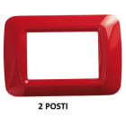 GEWISS - GEWGW22522 PLACCA 2M ROSSO GERANIO TOP SYSTEM