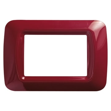 GEWISS - GEWGW22533 PLACCA 3 POS.AMARANTO CLASS.TOP SYSTEM