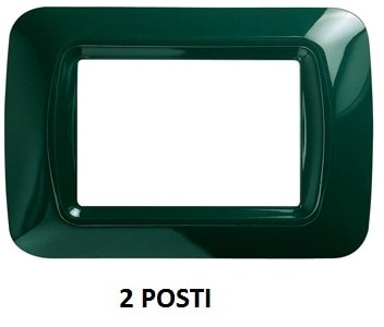 GEWISS - GEWGW22552 PLACCA 2 POS.VERDE RACING TOP SYSTEM