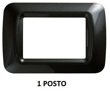 GEWISS - GEWGW22611 PLACCA 1 POS.ARDESIA METALL.TOP SYSTEM