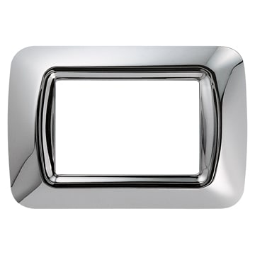 GEWISS - GEWGW22653 PLACCA 3 POS.CROMO SOFT TOP SYSTEM