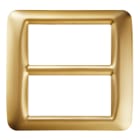 GEWISS - GEWGW22667 PLACCA 8M ORO ANTICO TOP SYSTEM