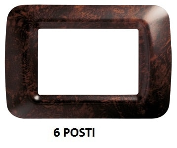 GEWISS - GEWGW22676 PLACCA 6 POS.RADICA INGLESE TOP SYSTEM