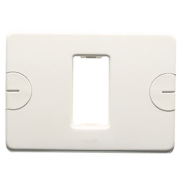 GEWISS - GEWGW24001 PLACCA COMPACT - AUTOPORTANTE - 1 POSTO - BIANCO NUVOLA - SYSTEM