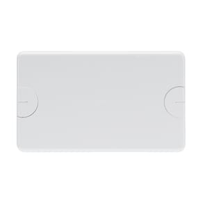 GEWISS - GEWGW24216 PLACCA CIECA PER SCATOLE RETTANGOLARI DA INCASSO - 6 POSTI (3+3 SOVRAPPOSTI) - A VITE - NERO TONER