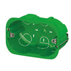 GEWISS - GEWGW24403PM SCATOLA RETTANGOLARE - CON INSERTI DI FISSAGGIO - 3 POSTI - PER PARETI MOBILI - 110x73x50