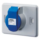GEWISS - GEWGW26421 PRESA INDUSTRIALE A NORMA IEC 309 - GRIGIO RAL 7035 - 3P+T - 16A 400V - IP44