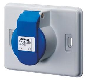 GEWISS GEWGW26421 PRESA IEC309 3P+T 16A 380V IP44 INCASSO