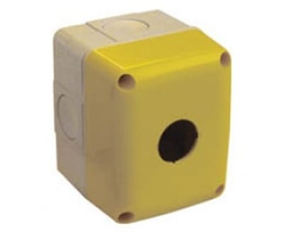 GEWISS GEWGW27111 CONTENITORE 1POS.PULSANTI D.22 C.GIALLO