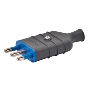 GEWISS - GEWGW28006 SPINA MOBILE - DIRITTA - STANDARD ITALIANO - 2P+T 16A 250V ac - TIPO S17 - ARDESIA