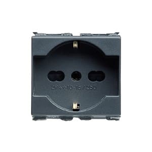 GEWISS GEWGW30212 PRESA 2P+T 16A BIV.ST.ITALIANO/TEDESCO
