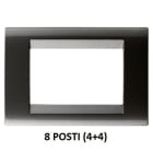 GEWISS - GEWGW32007 PLACCA 8M ARDESIA METALLIZZ.PLAYBUS