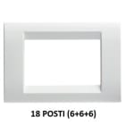 GEWISS - GEWGW32029 PLACCA 18M BIANCO NUVOLA PLAYBUS