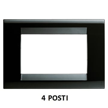 GEWISS - GEWGW32054 PLACCA 4 POS.NERO TONER PLAYBUS