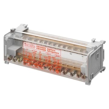 GEWISS GEWGW44691 MORSETTIERA BIPOLARE 4 MOD.EN 50022