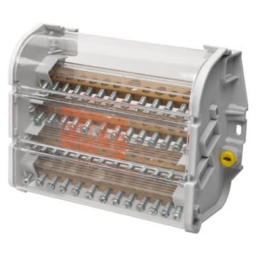 GEWISS - GEWGW44696 MORSETTIERA RIPARTITRICE TETRAPOLARE - 100A 750V