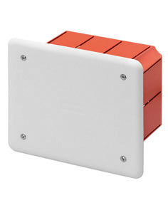 GEWISS - GEWGW48003 CASSETTA DI DERIVAZIONE E CONNESSIONE - PER PARETI IN MURATURA - DIMENSIONI 118X96X70 - COPERCHIO BIANCO RAL9016