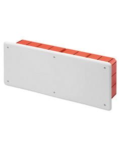 GEWISS - GEWGW48008 CASSETTA DI DERIVAZIONE E CONNESSIONE - PER PARETI IN MURATURA - CON GUIDA DIN - DIMENSIONI 392X152X75 - COPERCHIO BIANCO RAL9016