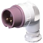 GEWISS - GEWGW60144 SPINA MOBILE A 90° - IP44 - 2P 32A 20-25 e 40-50V 50-60HZ c.c. - BIANCO - 10H - CABLAGGIO A VITE
