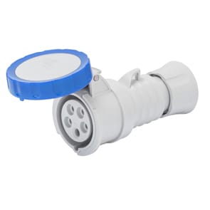 GEWISS - GEWGW62039FH PRESA MOBILE DIRITTA HP - IP66/IP67/IP68/IP69 - 3P+N+T 32A 200-250V 50/60HZ - BLU - 9H - CABLAGGIO RAPIDO