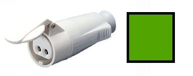 GEWISS GEWGW62077 PRESA MOB.PROT.2P 32A 24/42V 4H