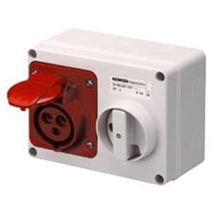 GEWISS - GEWGW66019 PRESA BL.OR.C.F.3P+T 32A 400V 6H SBF