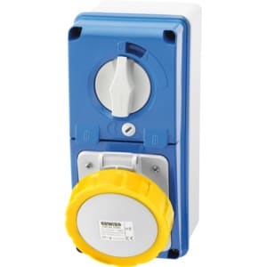 GEWISS - GEWGW66234N PR.BL IP67 C.F.2P+T 32A 110V 4H CBF