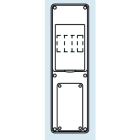 GEWISS - GEWGW66491 QUADRETTO VUOTO VERTICALE COMBIBLOC 1 PRESA - IP44/55