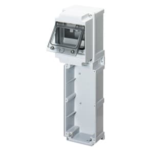 GEWISS - GEWGW66782 BASE MODULARE CON PANNELLO FINESTRATO GUIDA DIN 1 - 2 PRESE 16/32A / SELV-12 MOD.EN50022